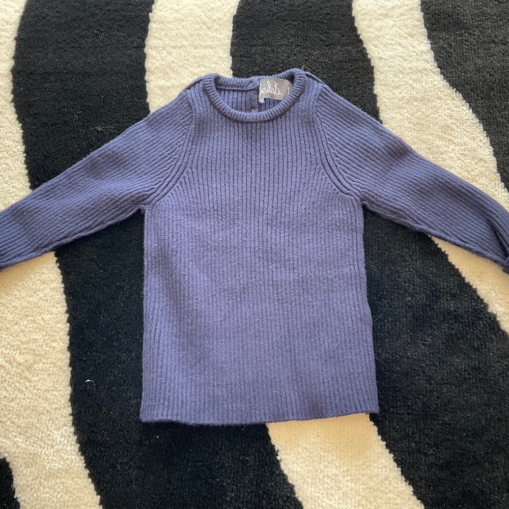 Belati navy knit sweater
